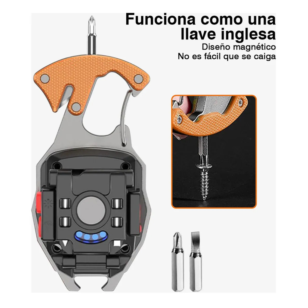 Linterna Led Cob Multifuncion Recargable